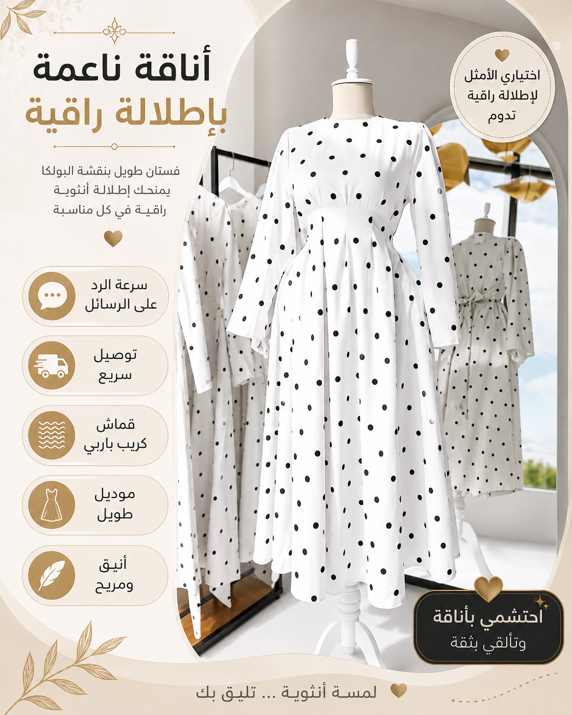 Hijab asprine 2026 avec doublure نتاع خرجة