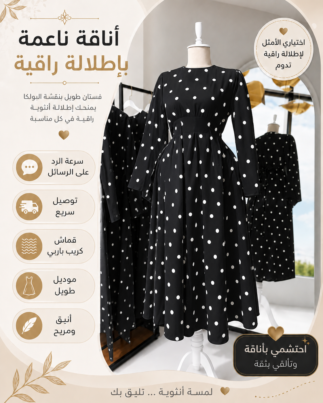 Hijab asprine 2026 avec doublure نتاع خرجة