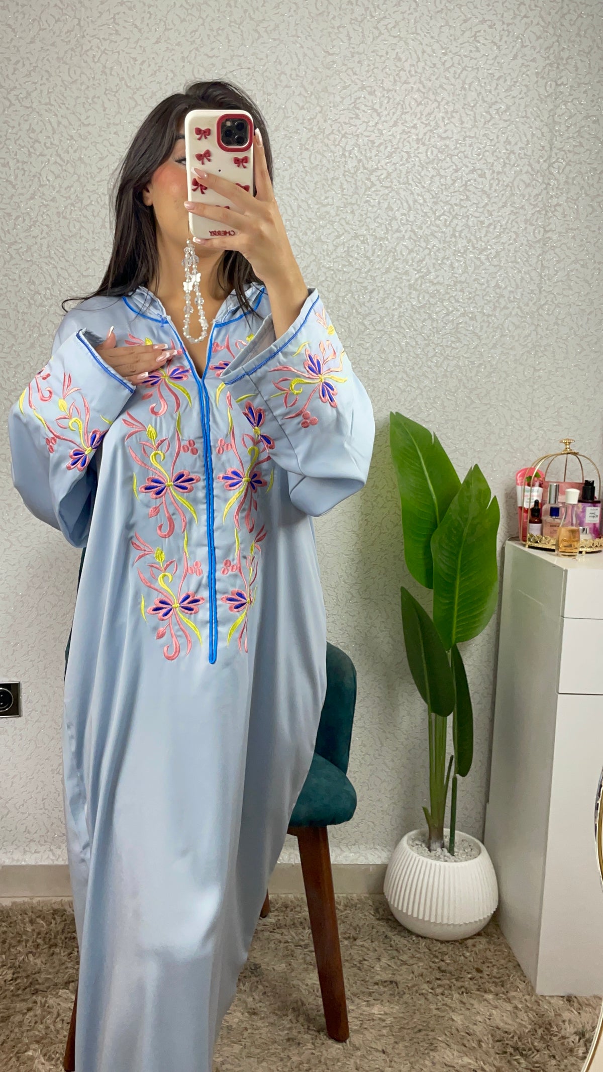 جلابة مغربية هااايلة مطروزة